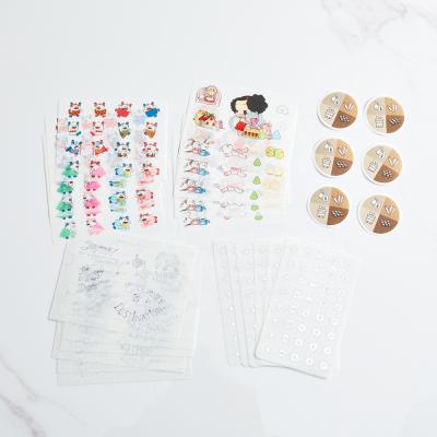 China 2021 Waterproof Hot Sale Custom Planner Glossy Cut Sticker Sheet Hologram for sale