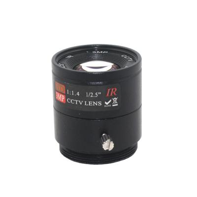 China CS Lens Mount-Cs 1/2.5 Mini Infrared Fixed Lens Mount-Cs 1/2.5 CCTV Camera IR CS Lens 3MP 8.0FD Fixed Focus Cs Lens for digital camera for sale