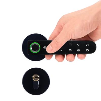 China Mini Small Fingerprint Lock Password Mobile Smartphone Control APP Digital Biometric Door Lock for sale