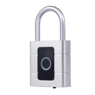 China 39 groups fingerprint padlock cute padlock IP65 small electronic waterproof keyless padlock cute padlock with 39 groups fringerprint lock for sale