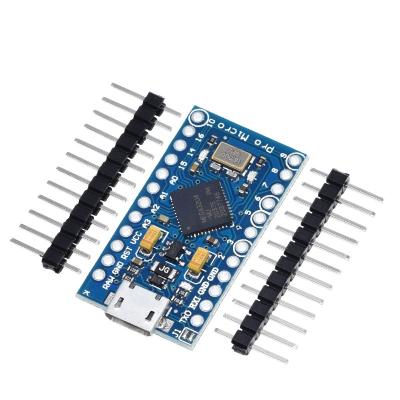 China . TZT pro ATmega32U4 Micro 5V 16MHz Replace ATmega328 For Arduino Pro Mini With 2 Array Pin Header For Leonardo Mini Usb Interface for sale