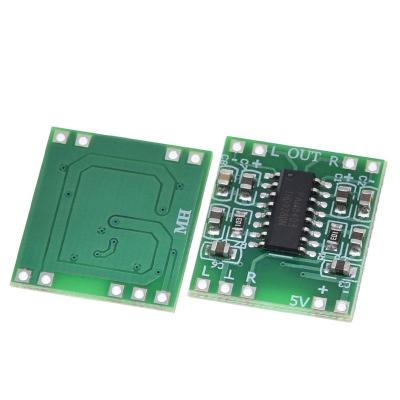 China . TZT PAM8403 Super Mini Digital Amplifier Board 2*3W Class D Digital Amplifier Board 2.5 Efficient at 5V USB Power Supply for sale