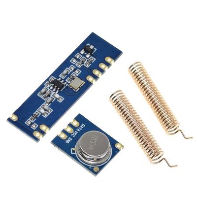 China . TZT 433MHz 100 Meter Wireless ASK Module Kit STX882 Transmitter + ASK Receiver SRX882 Copper Spring Antenna + 2Pcs Arduino for sale