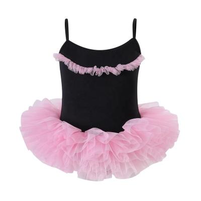 China Wholesale Eco-Friendly Kids Ballet Tutu Dress Stage Dance Costume Exercise Ballet Dancer Tights Skirt Girls Ballet Dancer Tights With Skirt for sale