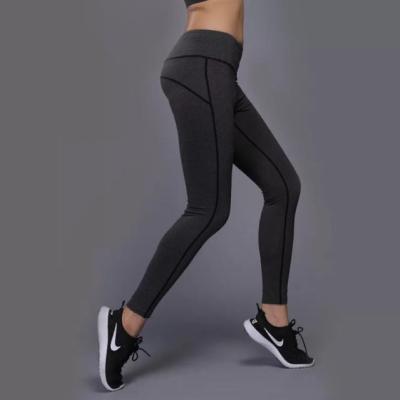 China 2020 New Running Yoga Pants Breathable Yoga Leggings Cropped Pants Fitness Workout Apparel Women OEM Customized Spandex Logo for sale