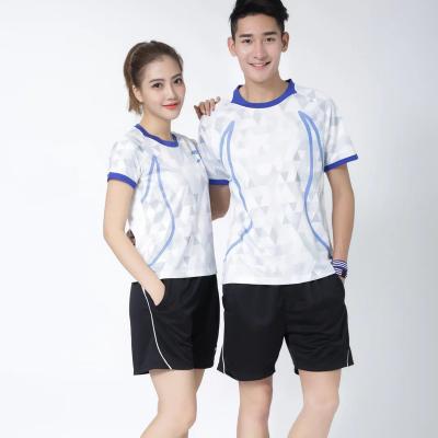 China Shirts & Tops new design sublimation print badminton uniform quick dry ping pong tank top sports clothes for sale