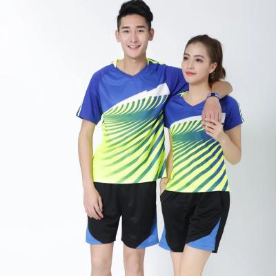 China Shirts & Full Latest Design Sublimated Women Men Sport Sportswear Badminton Volleyball Tennis Uniform Clothes Wear T-shirt T-shirt Tank Top for sale