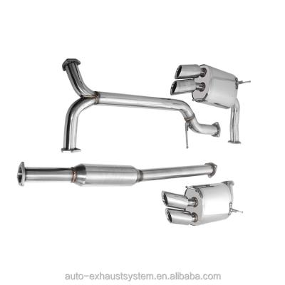 China 304 Stainless Steel Exhaust Tail Muffler Stainless Steel Car Auto Universal Parts Customized For Any Car for sale