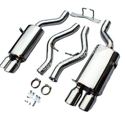 China Sport Racing High Quality Performance Universal Catback Stainless Steel Exhaust System Exhaust Muffler for sale