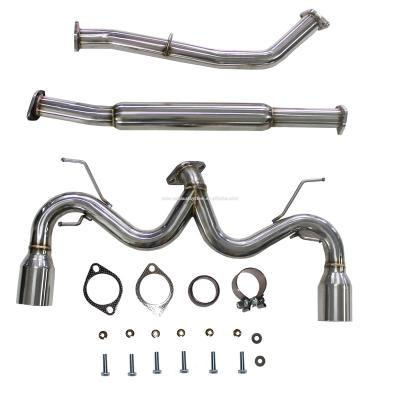 China Sport Racing Chinese Manufacturer Automobile Exhaust Parts Stainless Steel Exhaust System With Tig Welded for sale