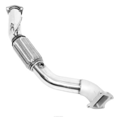 China 304 Stainless Steel Race Header 306 Stainless Steel Bellomouth Catless Header Down Pipe for sale