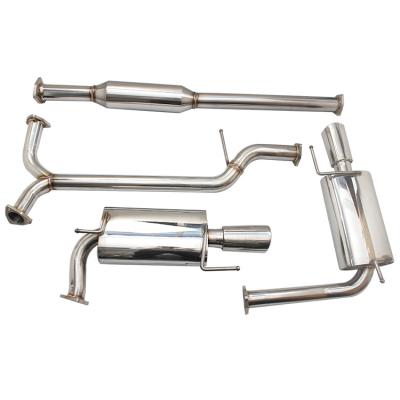 China Automotive Exhaust System Car Dual Catback Pipe Exhaust System Stainless Steel 304 for sale