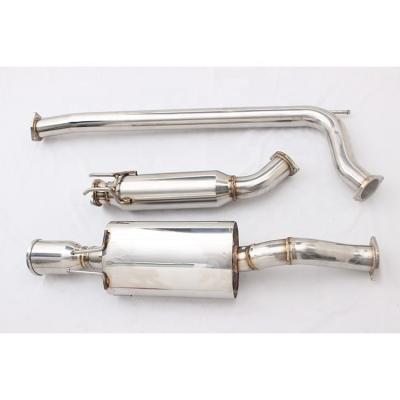 China Sport Racing High Quality Stainless Steel Durable Exhaust Catback Muffler Pipe Catback Exhaust System for sale