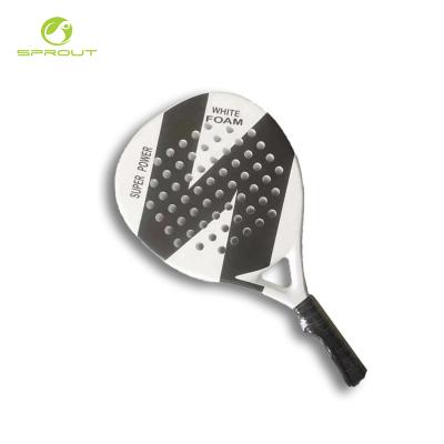 China Padel Beach Paddle 3K 12K 18K Professional Custom Carbon Fiber Cheap Padel Tennis Racket for sale