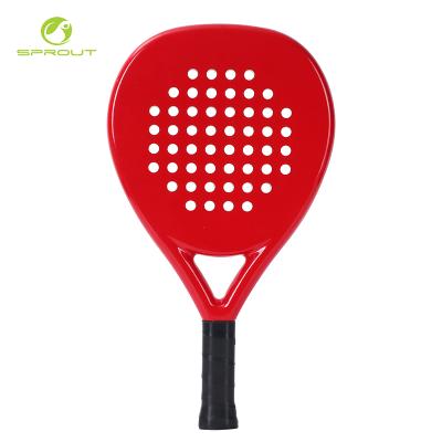 China Padel Beach Paddle 3K 12K 18K Professional Custom Carbon Fiber Cheap Padel Tennis Racket for sale