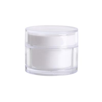 China 20g 30g 50g 100g cosmetic factory wholesale plastic cosmetic containers and cream packaging jars for sale