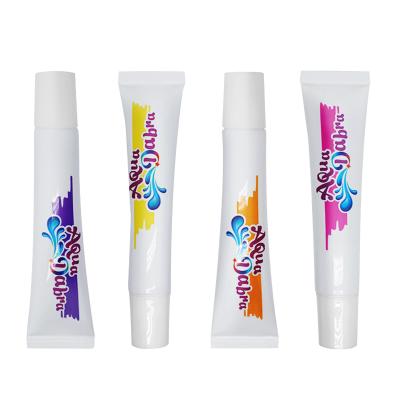 China Cosmetic Whitening Cream Tube Cosmetic Plastic Packaging With Long Spout 6g for sale