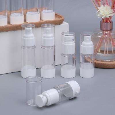 China Wholesale Cosmetic Luxury Empty Airless Spray Bottle 15ml 30ml 50ml Lotion Skin Care Pump Frosted Airless Bottle for sale