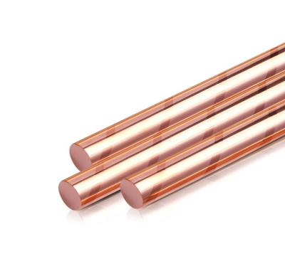 China Industrial C12200 / C11000 / C12000 Copper Round Bar Rod Large Stock for sale