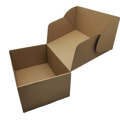 China 50pcs 65*65*30mm Handmade Corrugated Paper Plane Gift Boxes H Cardboard Packaging for sale