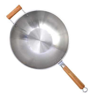 China Best Hot Selling Chinese Kitchen Utensils Sustainable Carbon Steel Cooking Wok for sale