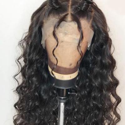 China Water Wave Lace Frontal Wig Pre Plucked Loose Deep Wave Hair Wigs 150% 150% Lace Front Human Hair Human Hair Wigs for sale