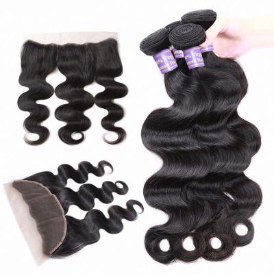 China Straight Sellers 100% Straight Super Straight Remy 10A Double Bone Human Hair Double Pulled Hair With Closure for sale