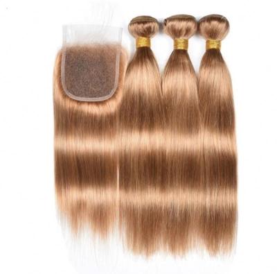 China Vietnamese Straight Good Quality Hair Bulk Hair Extension Cuticle Aligned Hair Lace Closure for sale