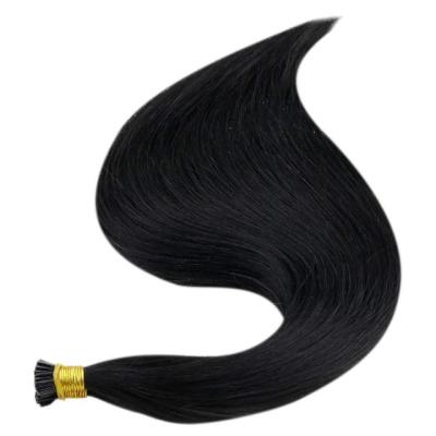 China Stragiht Hair Color Stragiht Natural Black Brazilian Wave Body Wave Hairextensions Raw Black Tip Extension Hair i and i Tip Extension Raw Black for sale