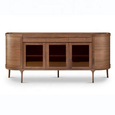 China Modern Nordic Dining Contemporary Wooden Sideboard Storage Cabinet for sale