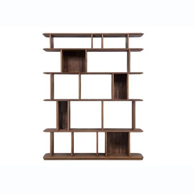 China Modern Style Modern Design High Bookcase For 5-Tier Wooden Shelf for sale