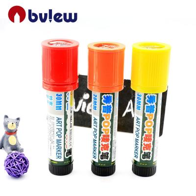 China PP Bview Permanent Premium Art 12 Colors Quality Pop Poster Marker Pen for sale