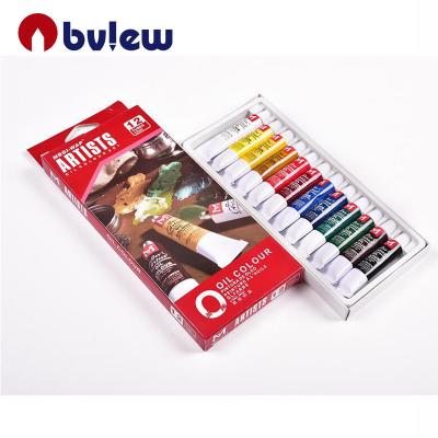 China Art Painting Oil Painting Supply Cheap 12colors Oil Color Painting Set for sale