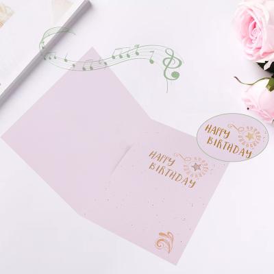 China Europe popular custom handmade music birthday day greeting card recordable musical card for sale