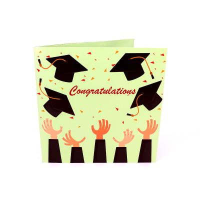 China Europe Graduation Designs Custom Recordable Invitation Greeting Card for sale