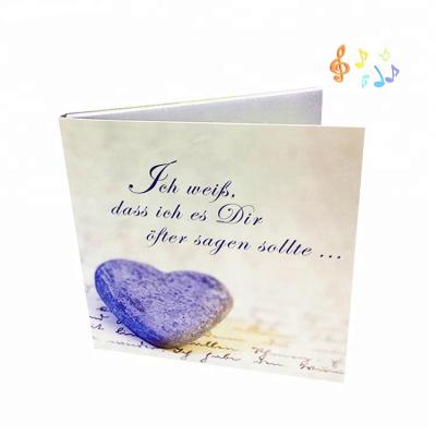 China Europe Love Unique Handmade Musical Card Recordable Happy Birthday Greeting for sale