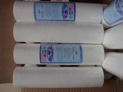 China White Color Pp Sediment Filter 5 Micron No Pollution Easy Installation for sale