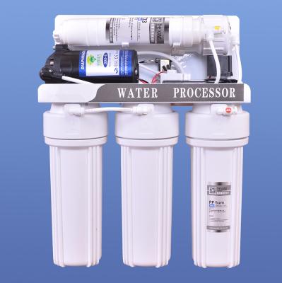 China LCD Display Mineral Water Plant For Home Under Tank Water Filter 6 Stages for sale