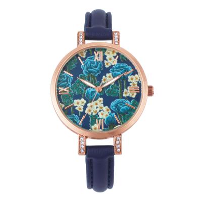 China Multiple Time Zone Women's Analog Quartz Watch Ladies Watch With PU Strap for sale