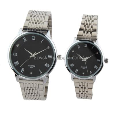 China Minimalist Unisex Quartz Wrist Watch Couples Chronograph Wrist Watch for sale