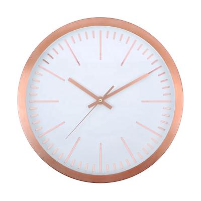 China The Antique Style Aluminum Metal Frame With Numbers Modern Decoration Home Wall Clock for sale