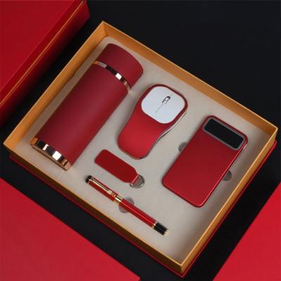 China Premium Agriculture Promotional Gift Sets, Vacuum Cup Notebook Pen Card Holder Promotional Gifts Items For Corporate for sale