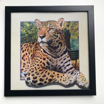 China Lenticular Print Wildlife Europe 5d Image Lenticular Picture Of Tiger Design Customize for sale