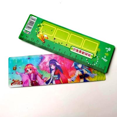 China 3D ruler 15cm straight ruler custom lenticular ruler 3D lenticular ruler for wholesale for sale