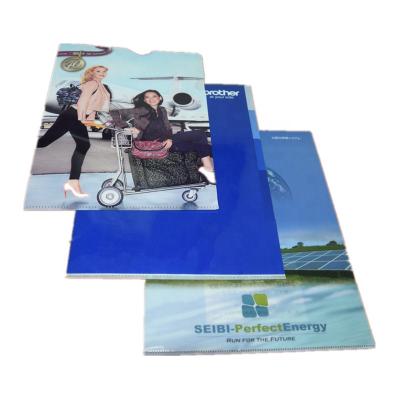 China promotional cheap lenticular plastic 3D folder 3D document file folder for book for sale