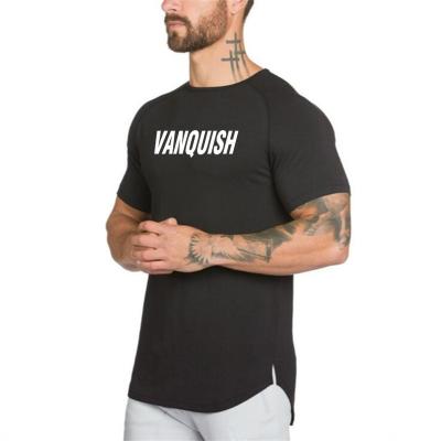 China 2021 New High Quality Fitness Anti-Wrinkle Men's Wholesale Fitness Men's Breathable Quick-Drying Sportswear Gym T-shirt for sale