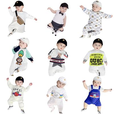 China 100% Cotton Baby Clothes 0-3 Years Fall and Winter Newborn One-Piece Long Sleeve Baby Romper for sale