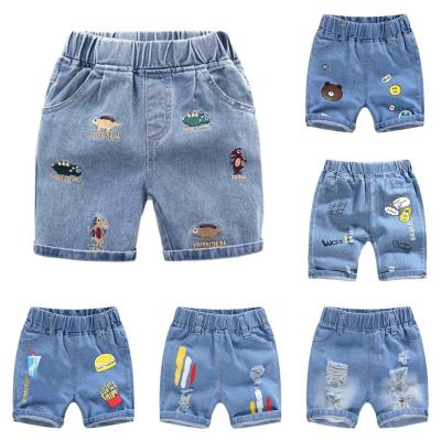 China Color Fade Proof Spring and Autumn Fashion Elastic Children's Jeans High Quality Children's Waist Jeans for sale