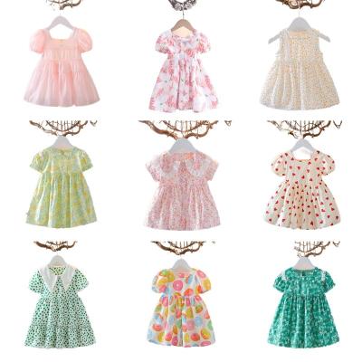 China Wholesale Anti-wrinkle Children's Summer Cotton Girl Skirt Baby Sundress Baby Girl Dress for sale