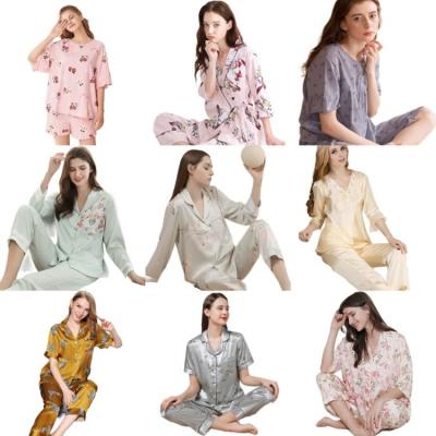 China Women's Pajamas V-Neck Pajamas Women's Pajamas Sexy Lace Summer QUICK DRY for sale